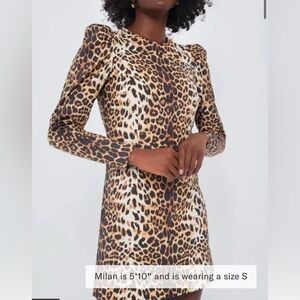 Tuckernuck x India Hicks Leopard Print Dress NWT